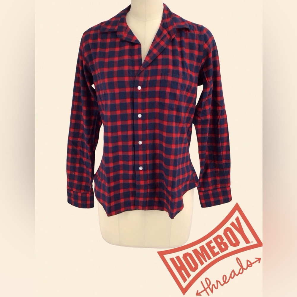 Frank & Eileen Red and Blue Plaid Shirt